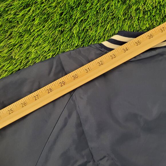 Vintage Michigan-Dairy Bomber Jacket XL 26x26 Hartwell Crop - Picture 3 of 16